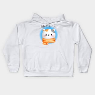 Hello Cold Days Cute Cat Kids Hoodie